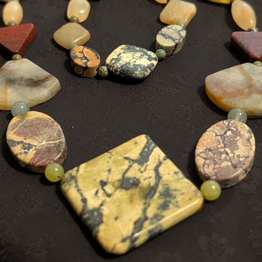 Jay King DTR Sterling Silver Multicolor Stone Necklace Bracelet Set DRT - Picture 2 of 16